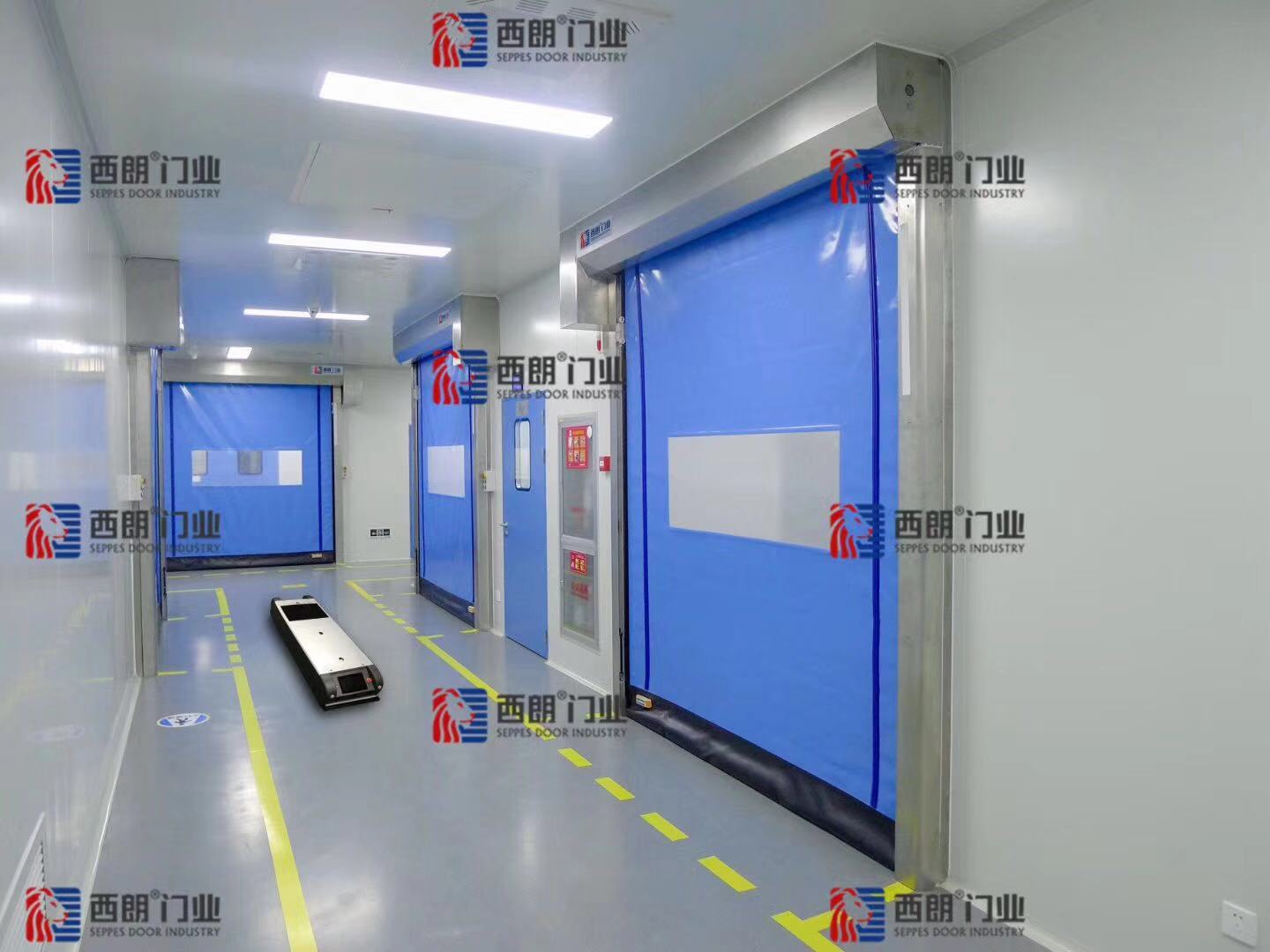智能化工作間的門禁之選：美高快速卷簾門與AGV小車的完美聯動插圖1